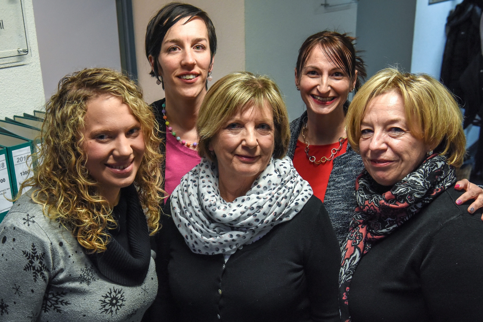 5 femmes au conseil communal.

SAIGNELEGIER 26/02/2018
Photo: Christian Galley