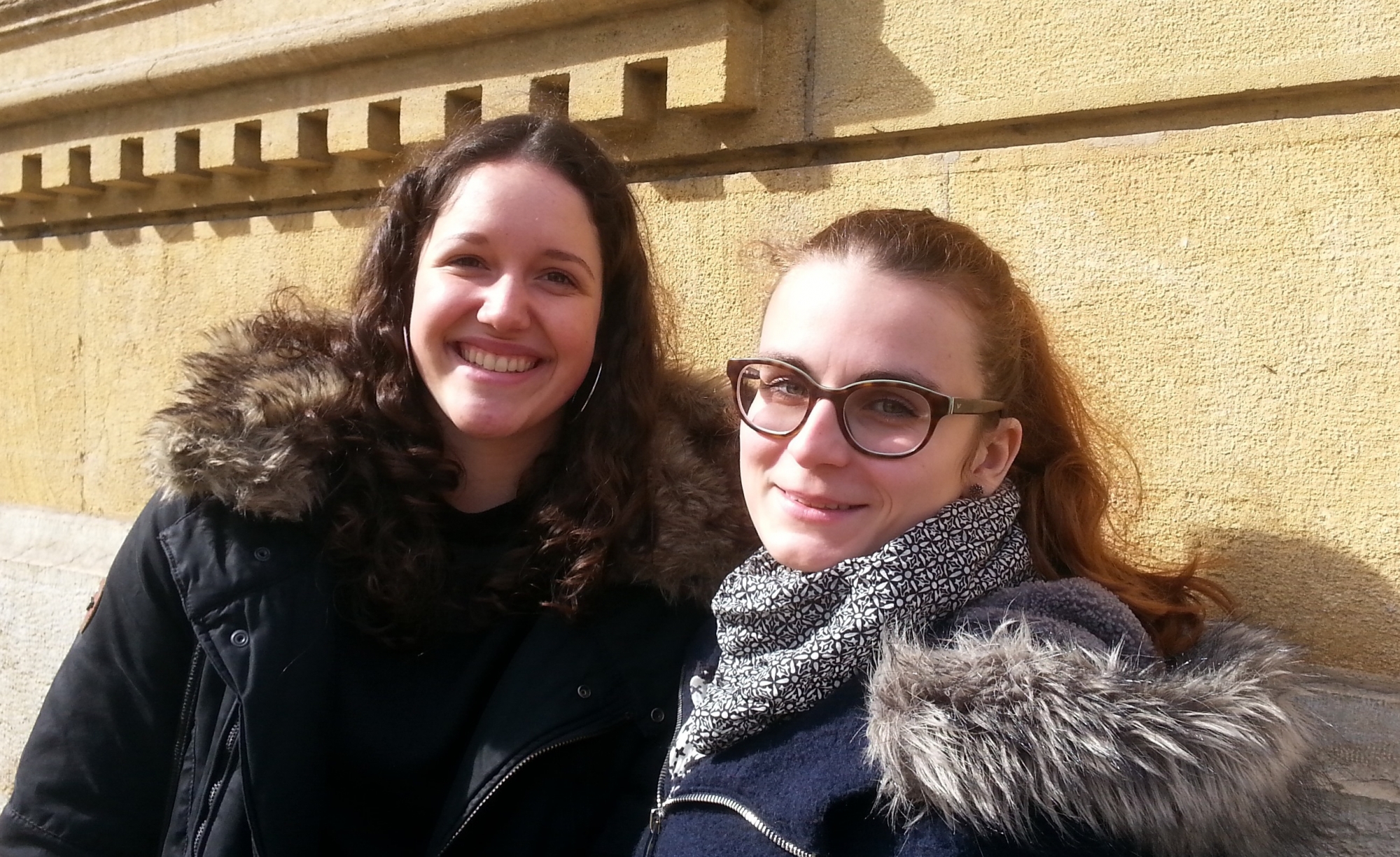 Noémie Nussbaum (à gauche) et Pascaline Salvi passeront six mois à Shanghai.