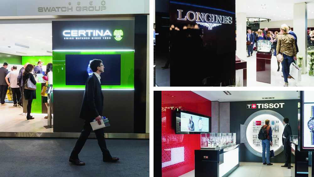 Les marques Certina, Longines et Tissot représentent un cinquième de la production de l'horlogerie suisse.