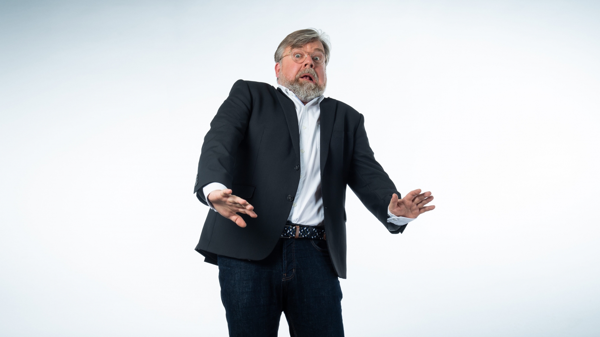 Portrait de Christophe Bugnon sur les expressions.    Refus    Colombier, le 07 mai 2018  Photo : Lucas Vuitel