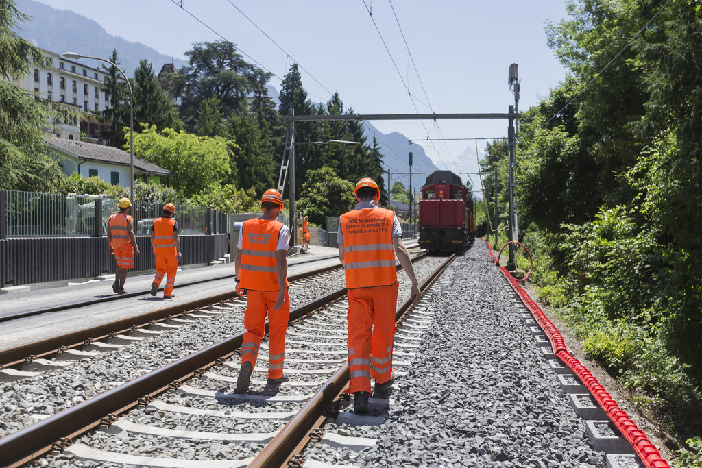 Le plus important chantier sera ouvert entre Lausanne et Puidoux, sur la ligne Lausanne-Berne.