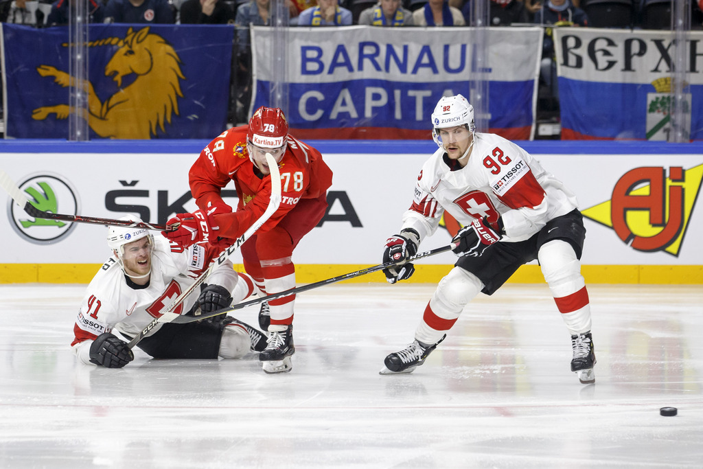 Pas de victoire pour la Suisse face à la Russie. 