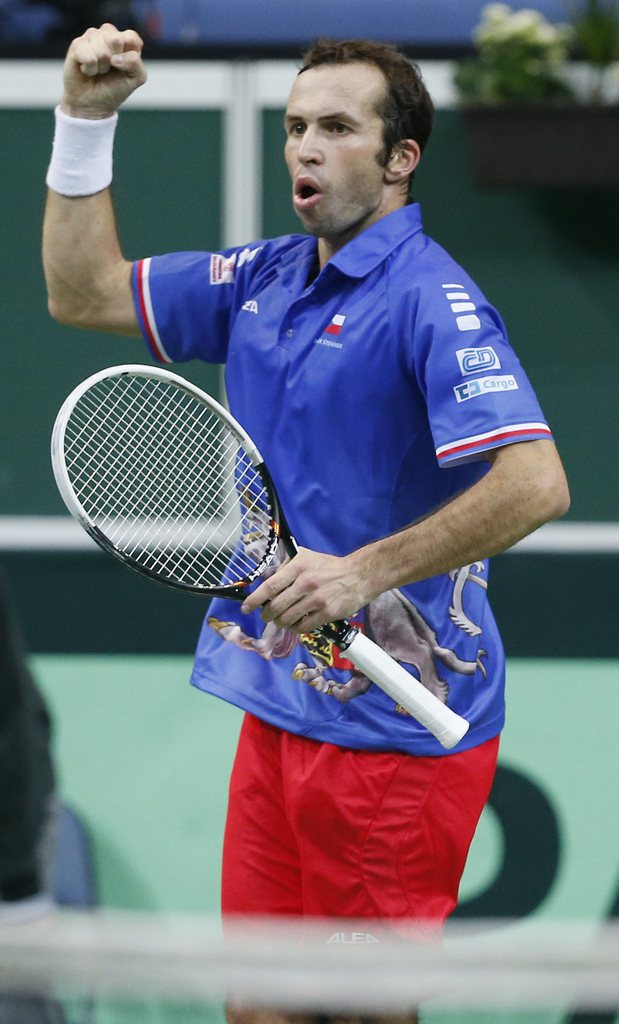 Radek Stepanek permet à la République Tchèque de remporter la coupe Davis, il a battu l'Espagnol Almagro lors du cinquième match de la finale.