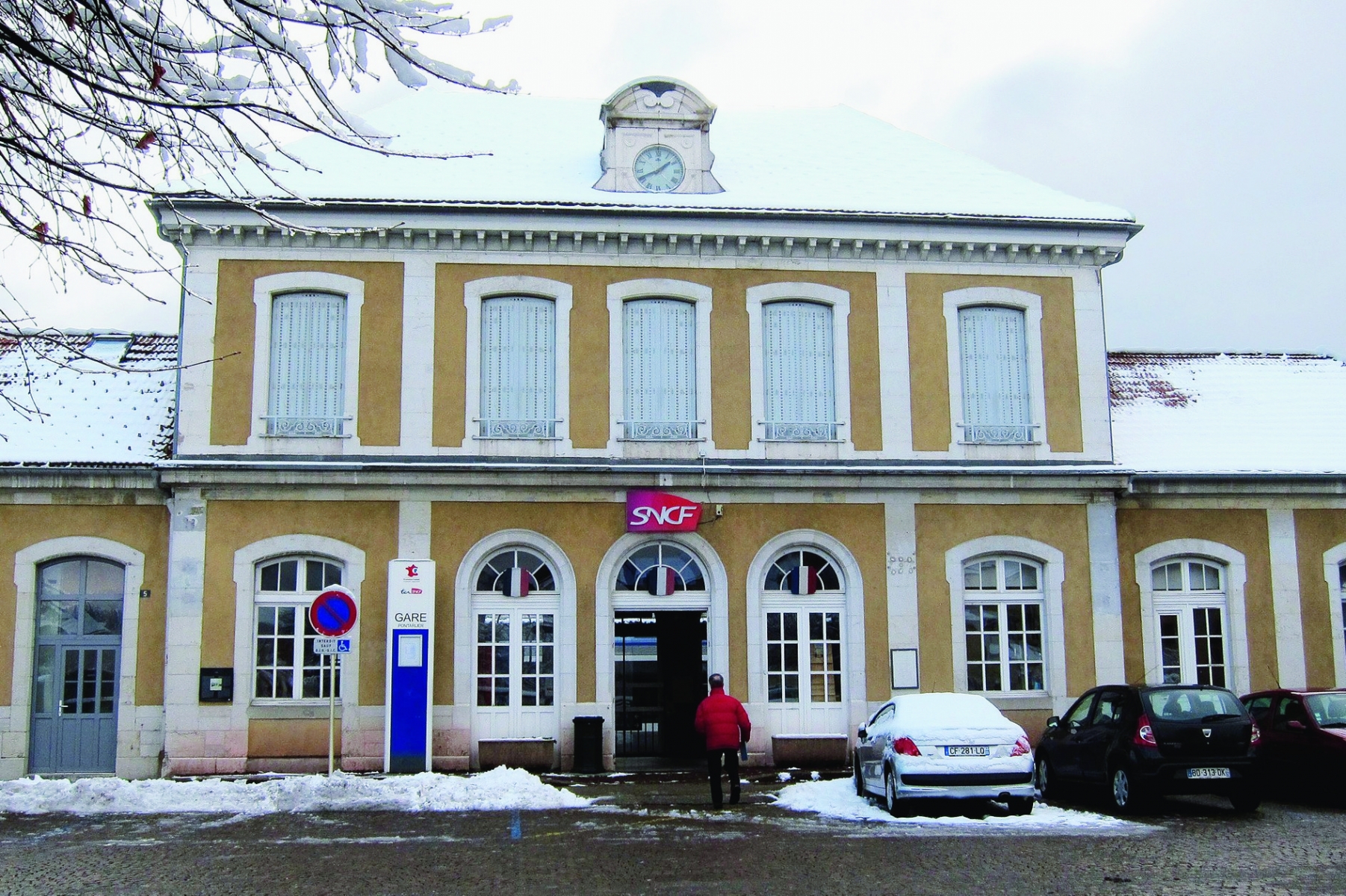 La gare de Pontarlier.