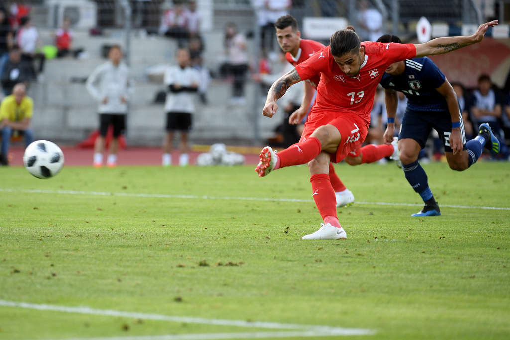 La Suisse a dominé le Japon 2 à 0 lors de son dernier match de préparation avant la Coupe du monde en Russie.