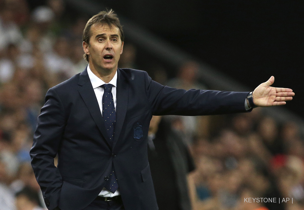 Julen Lopetegui a été démis de ses fonctions à la tête de l'équipe d'Espagne.