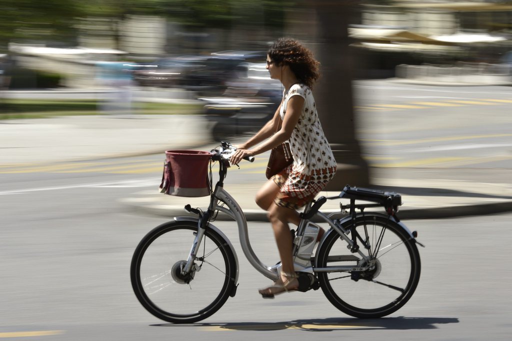 Le service de la santé propose des activités gratuites comme des balades à vélo en ville.