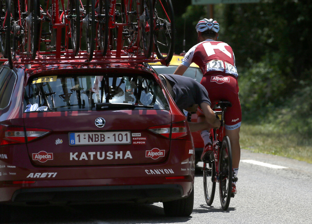Tony Martin est contraint d'abandonner le Tour de France à cause d'une mauvaise chute.