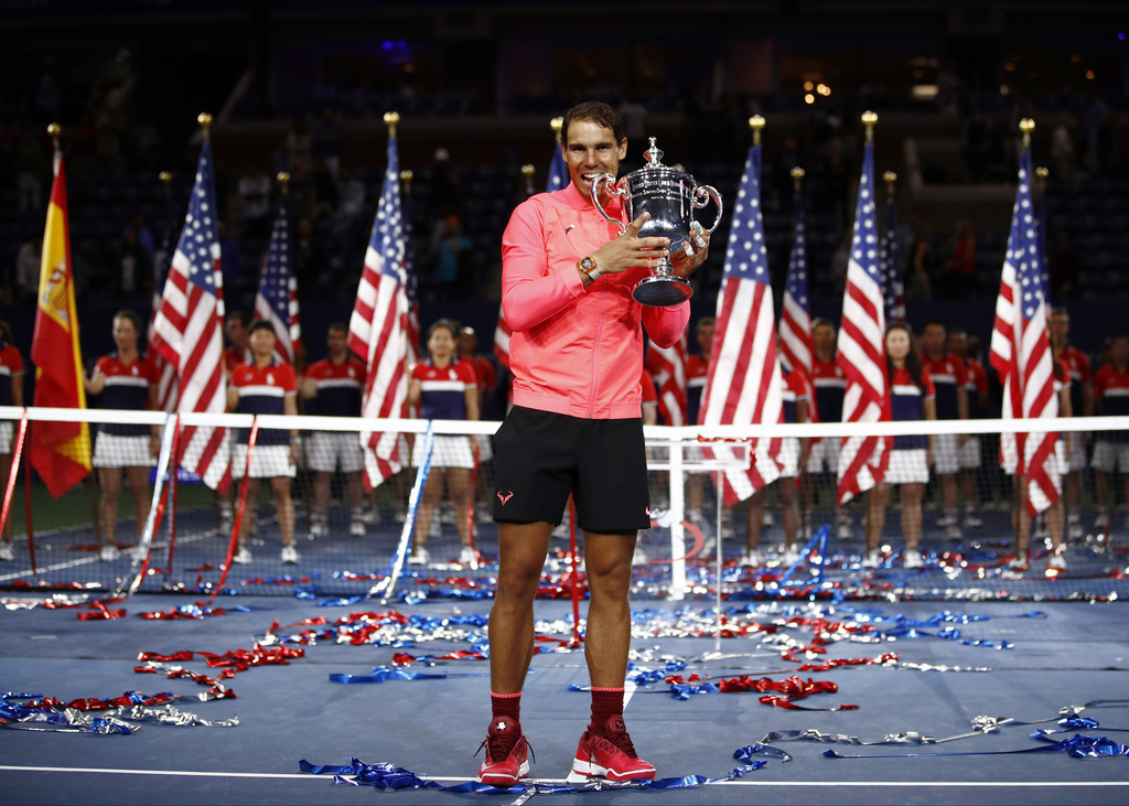 Les vainqueurs du simple dames et messieurs de l'US Open toucheront chacun 3,8 millions.