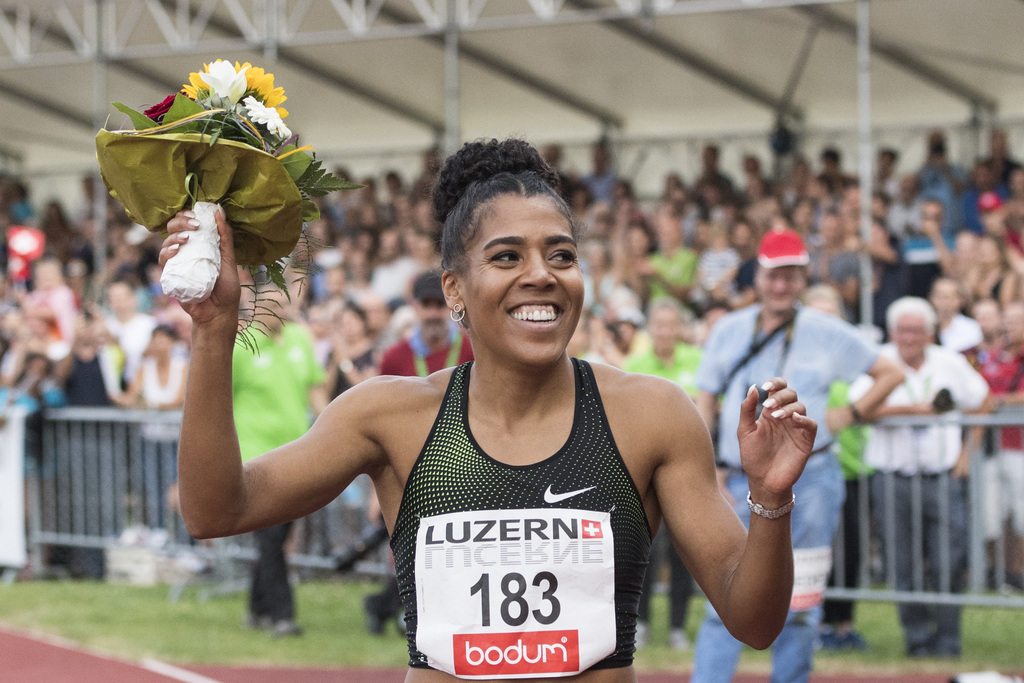  La Bernoise s'est imposée en 11''12 sur 100 m, avant de terminer 2e du 200 m en 22''48. 