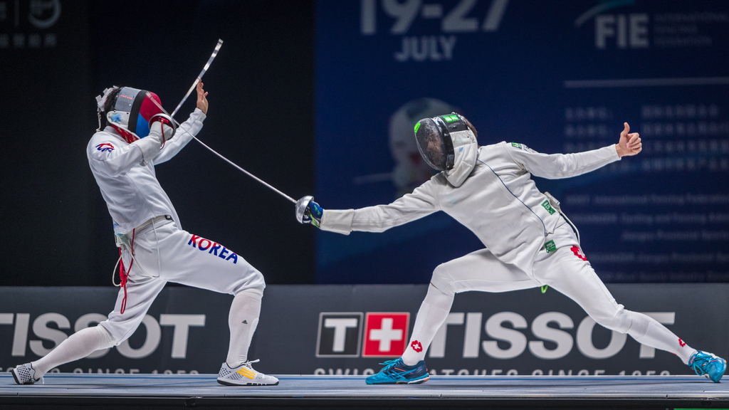 L'arme de prédilection des Suisses est l'épée, preuve en est leur médaille d'or de ce jeudi en Chine.