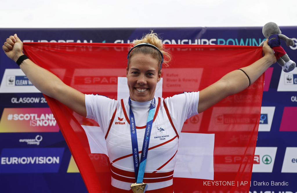 Jeannine Gmelin, championne du monde et désormais aussi championne d'Europe.