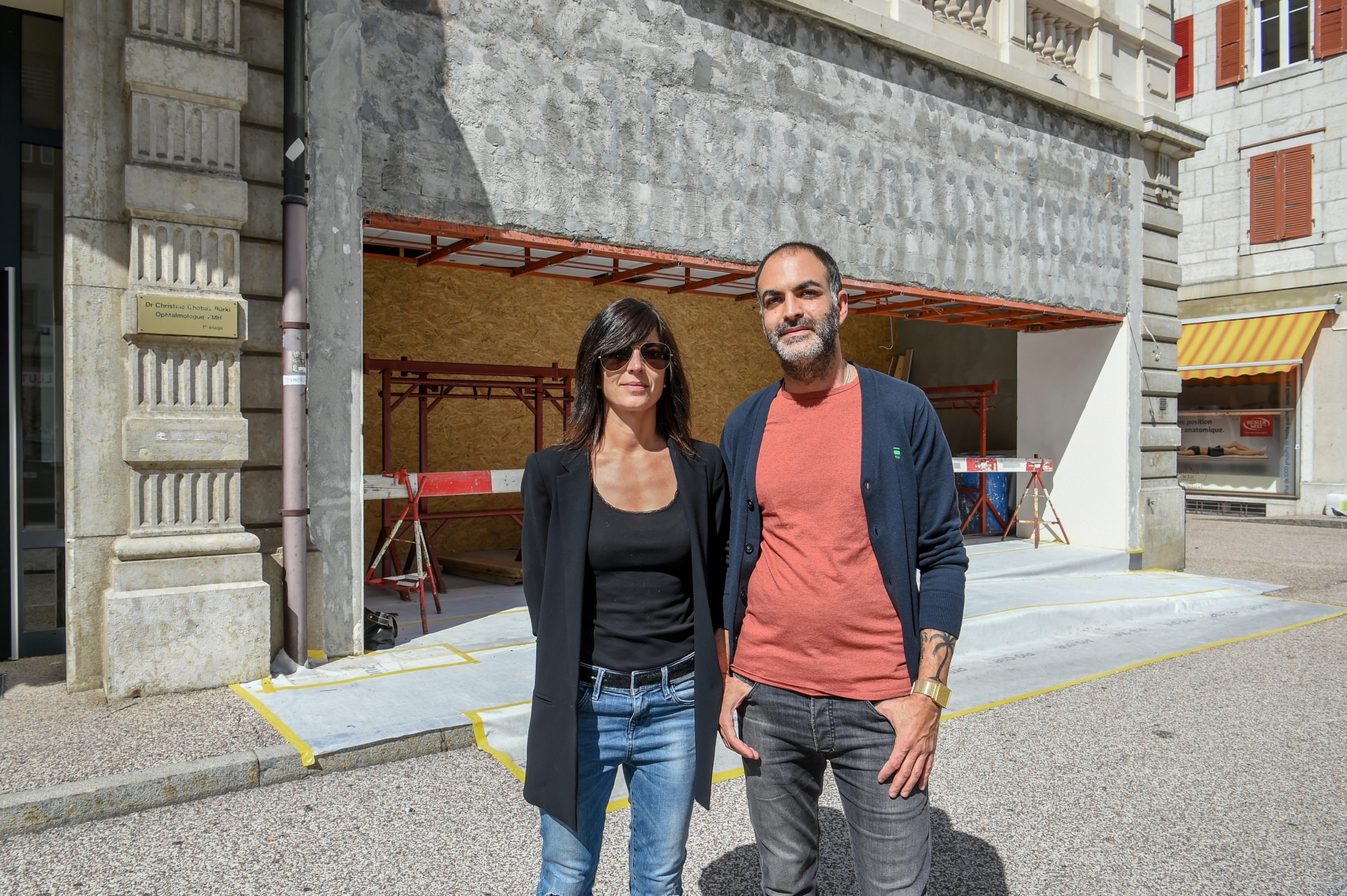 Les locaux sont encore en travaux, mais Laura Colombo et David Rustico inaugureront Marché 6 le 26 octobre. 