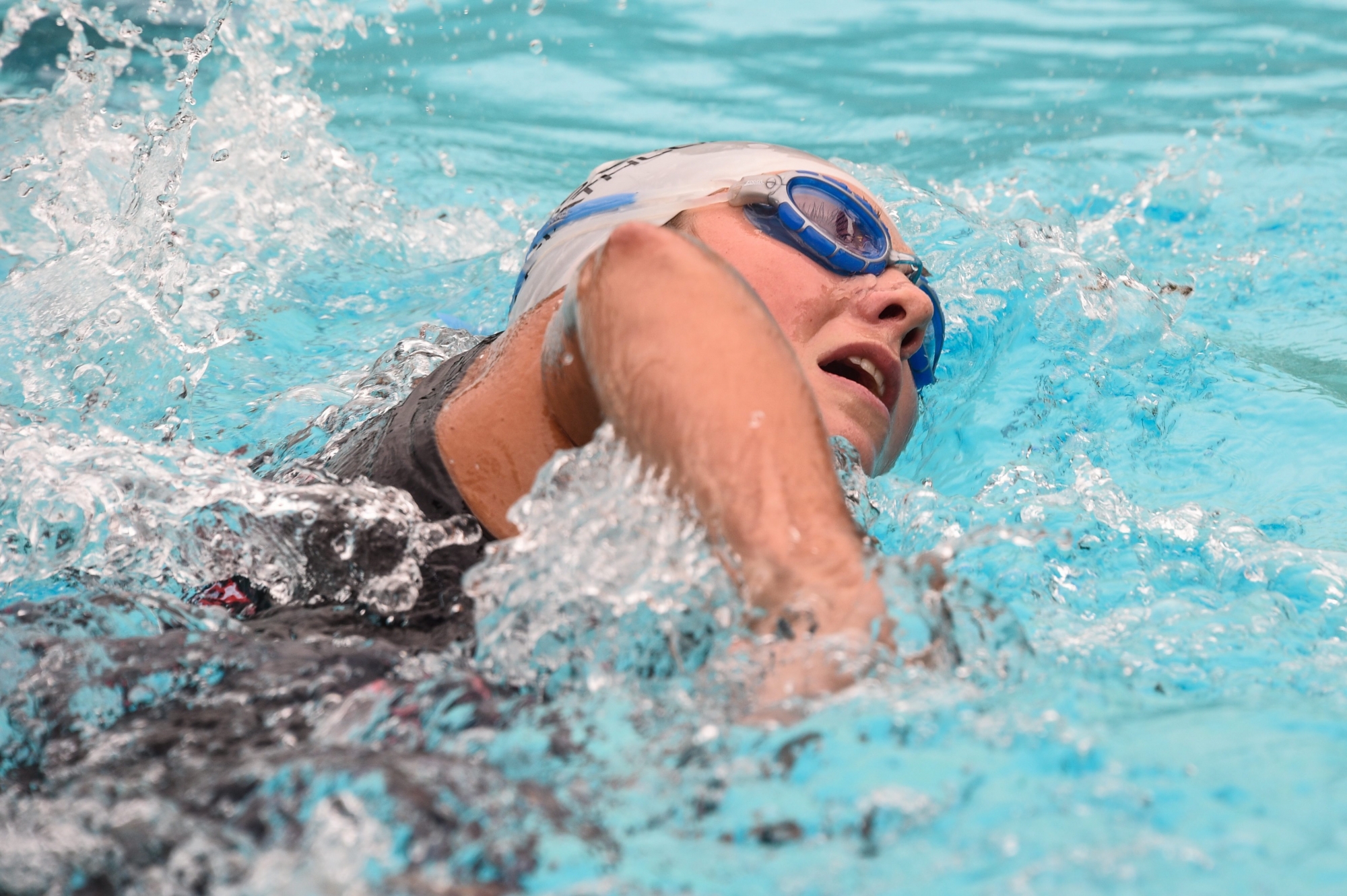 Joanna Ryter a réalisé de gros progrès en natation et elle peut encore progresser dans cette discipline. 