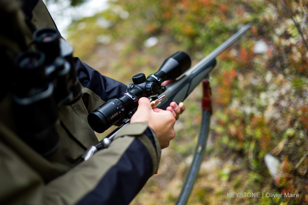 Le jeune chasseur de 22 ans, en état de choc, a été hospitalisé (illustration)