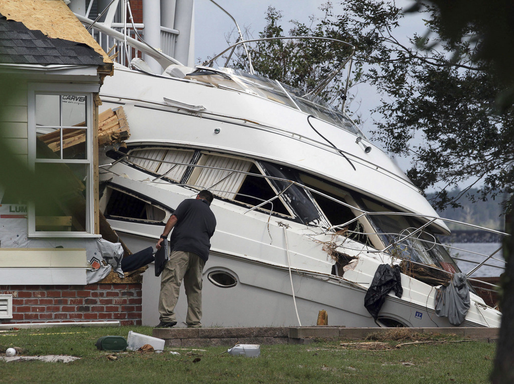 Les dommages liés à l'ouragan Florence s'élèvent à eux seuls à 120 millions de dollars.