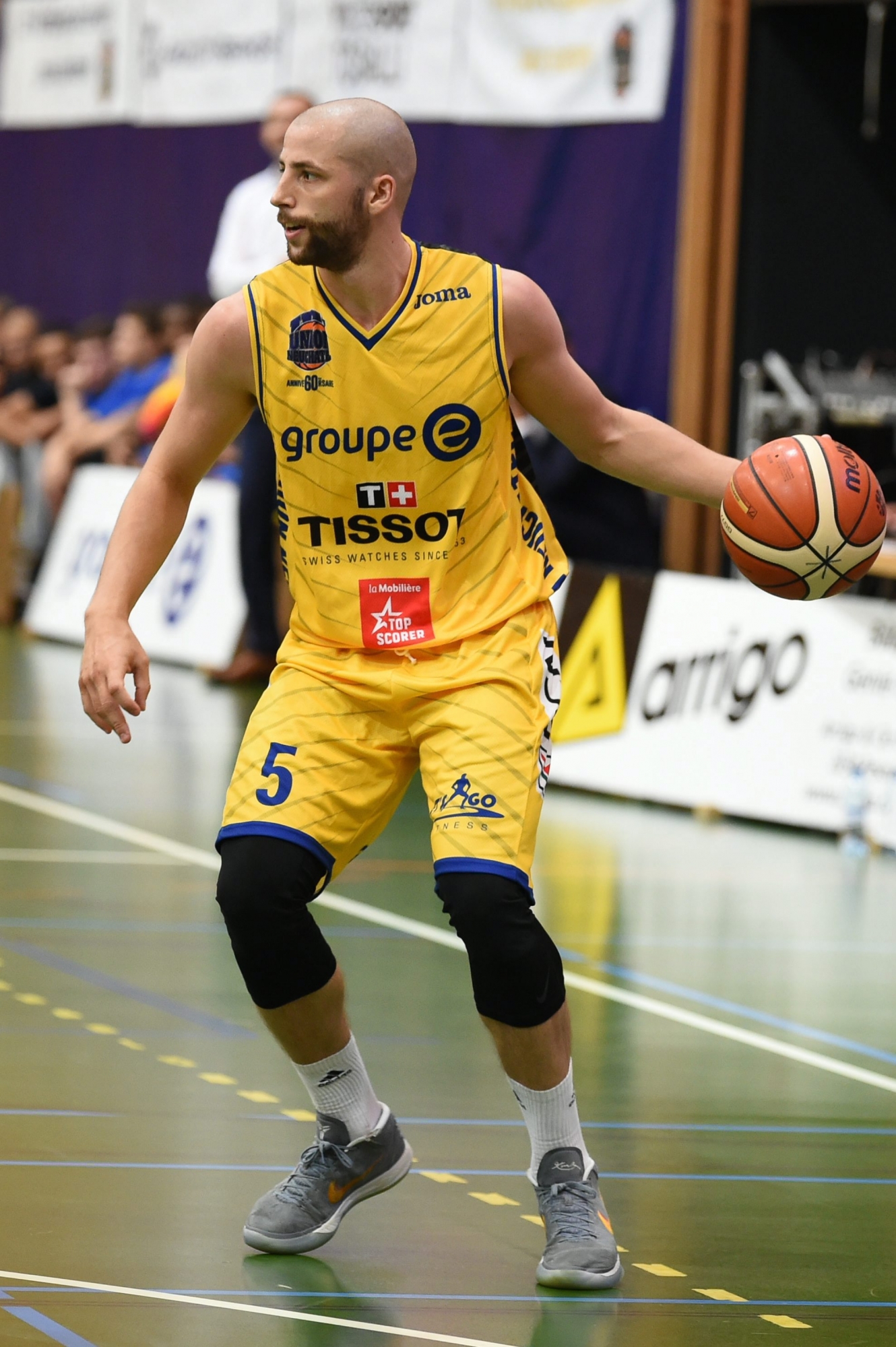 Basketball.  Union Neuchatel - Fribourg Olympic
Brian Savoy

Neuchatel, le 7 octobre 2018
Photo: Christian Galley UNION NEUCHATEL