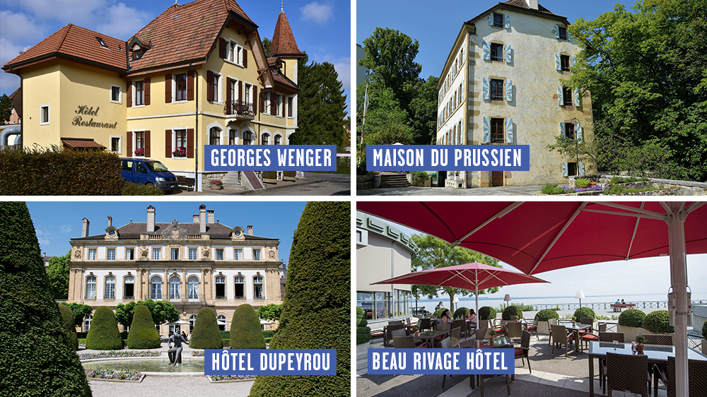 Ces quatre établissements font partie des meilleurs de Suisse, selon le guide Gault&Millau.