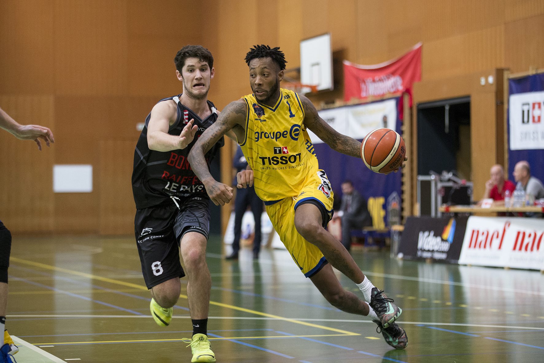 Isaiah Williams (en jaune) et Union se sont montrés solides à Birsfelden.