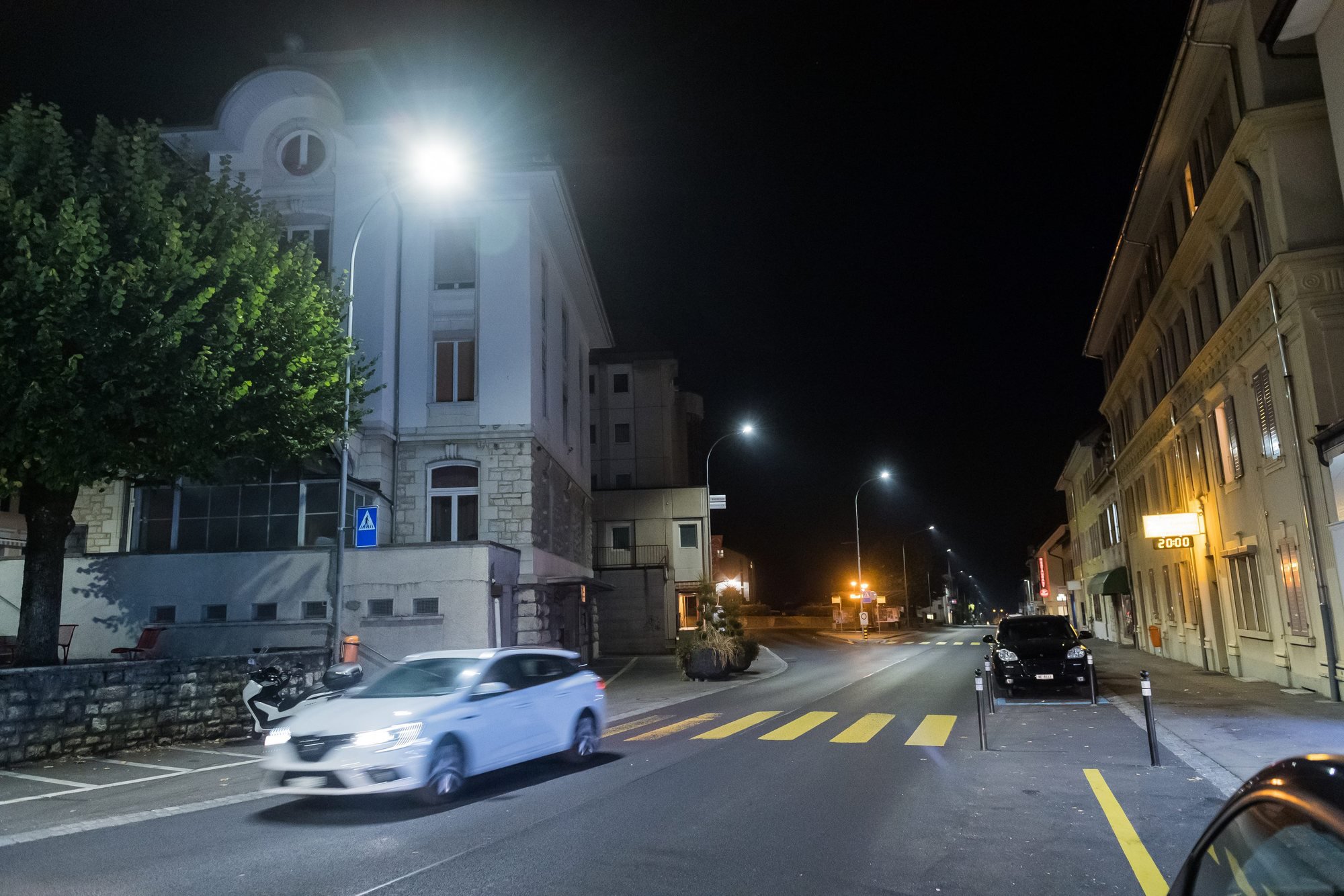Courant 2019, tout l'éclairage public de Val-de-Ruz sera éteint la nuit, sauf les passages pour piétons.