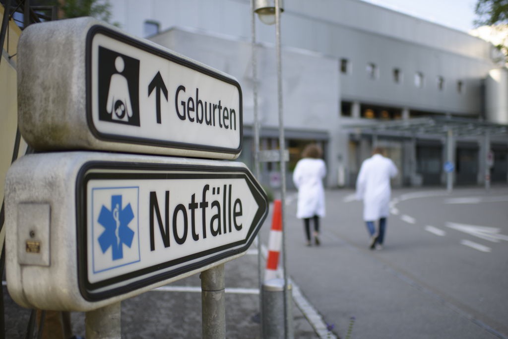 La femme a finalement accouché à l'hôpital cantonal de St-Gall.