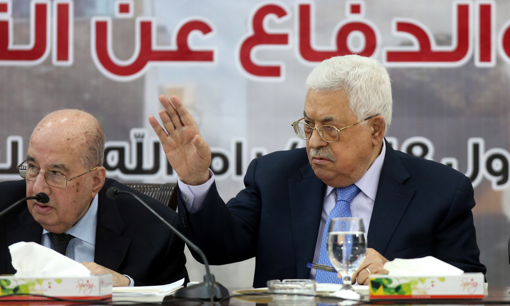 Mahmoud Abbas s'exprimait à l'occasion d'une réunion du Conseil central palestinien, un organe clé de l'Organisation de libération de la Palestine (OLP).