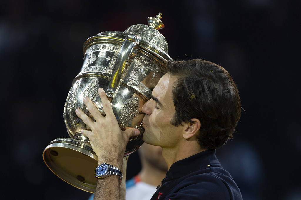 La conquête de ce neuvième titre aux Swiss Indoors propulse Roger Federer au paradis.