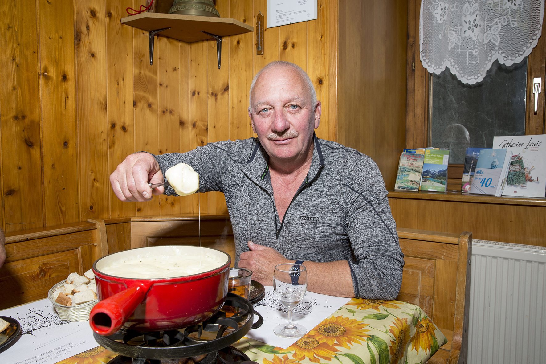 L'ex-Monsieur Energie de la Ville de La Chaux-de-Fonds a opté pour une fondue à la buvette du Maillard.