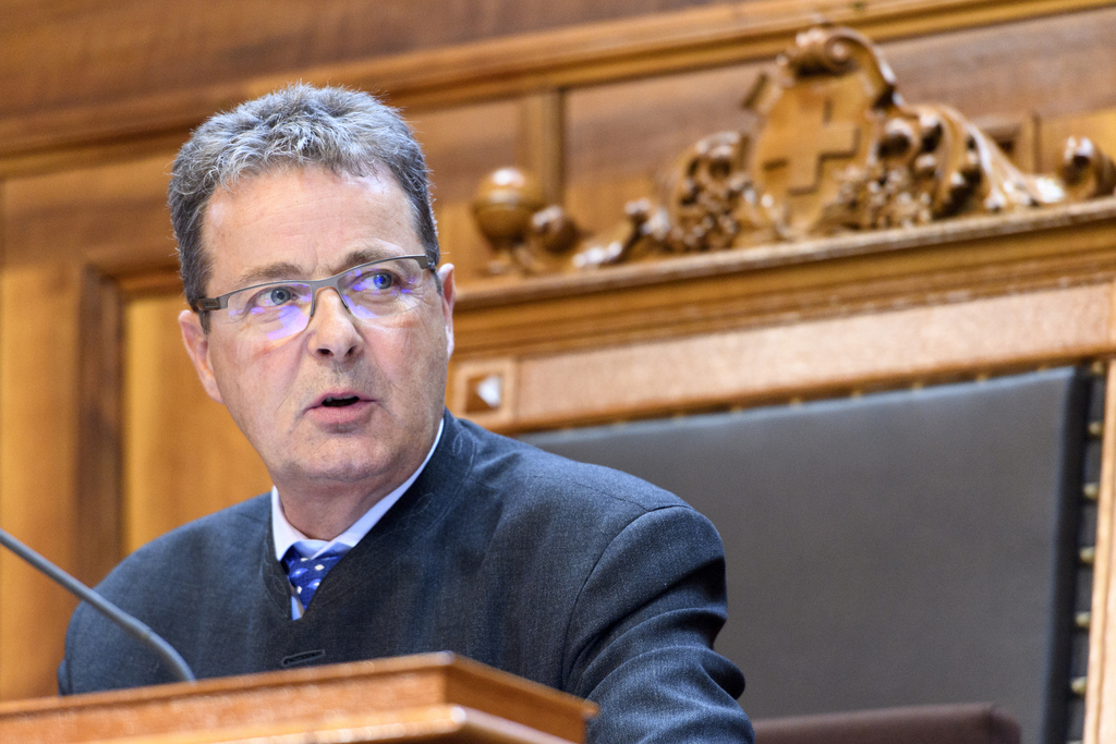 Le PDC valaisan Jean-René Fournier a été élu président du Conseil des Etats, lundi à Berne. 