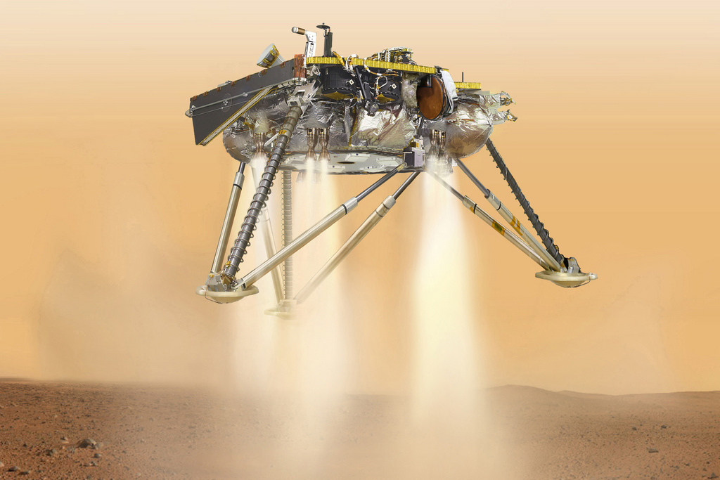La sonde InSight devrait atterrir sur Mars lundi soir, vers 20h55. 