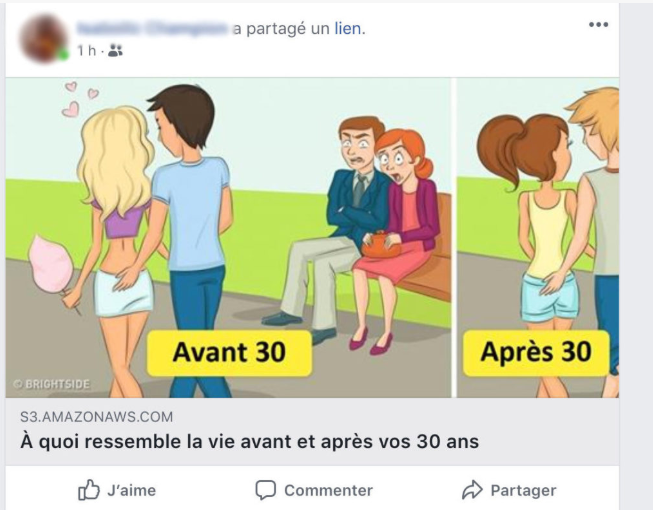 Depuis quelques jours, des dessins humoristiques circulent sur Facebook. Accompagnés d’un lien, ils mènent l’utilisateur du réseau social vers un site malveillant qui peut potentiellement pirater ses données personnelles. 