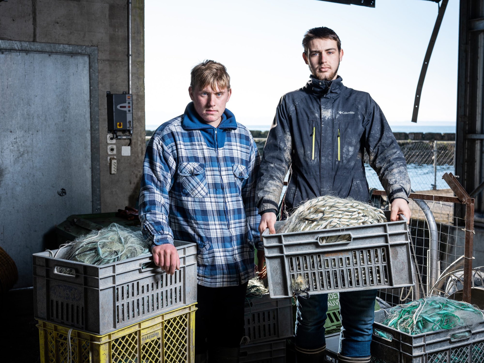 Nathan Magnin et Mathias Progin en ont marre de ramener des filets vides.