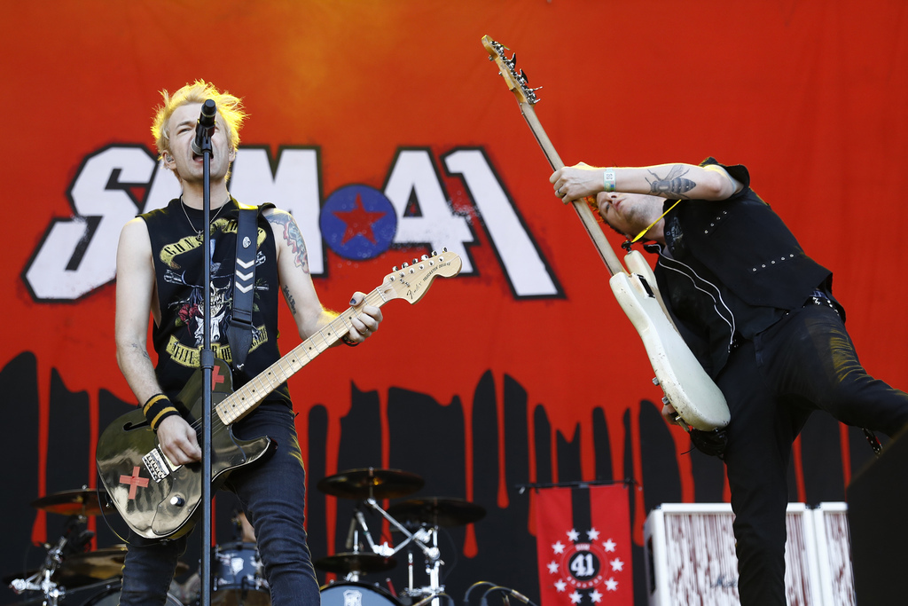 Les Canadiens de Sum 41, ici au Greenfield Openair Festival en 2017, se produiront le vendredi soir sur les Jeunes-Rives.