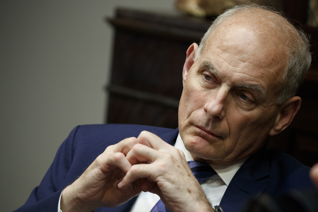 John Kelly, secrétaire général à la Maison Blanche et plus proche conseiller de Trump, partira à la fin de l'année. 