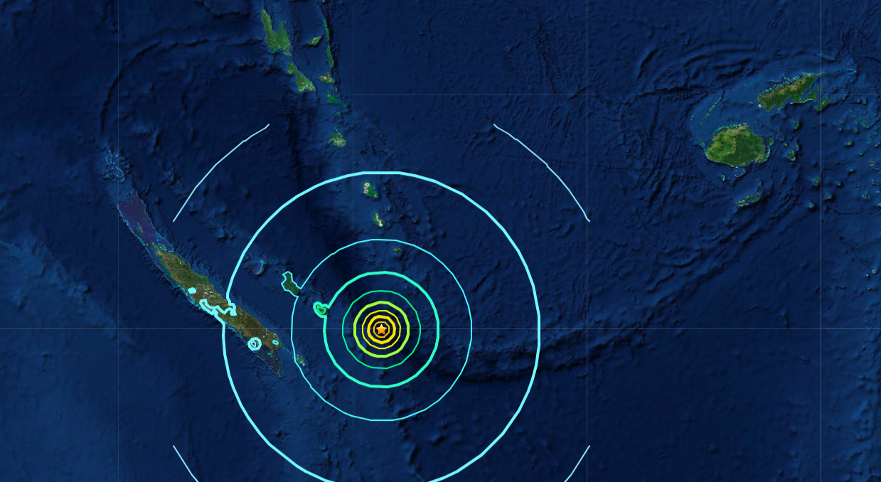 De dangereuses vagues de tsunami sont possibles dans les 1000 kilomètres de l'épicentre.