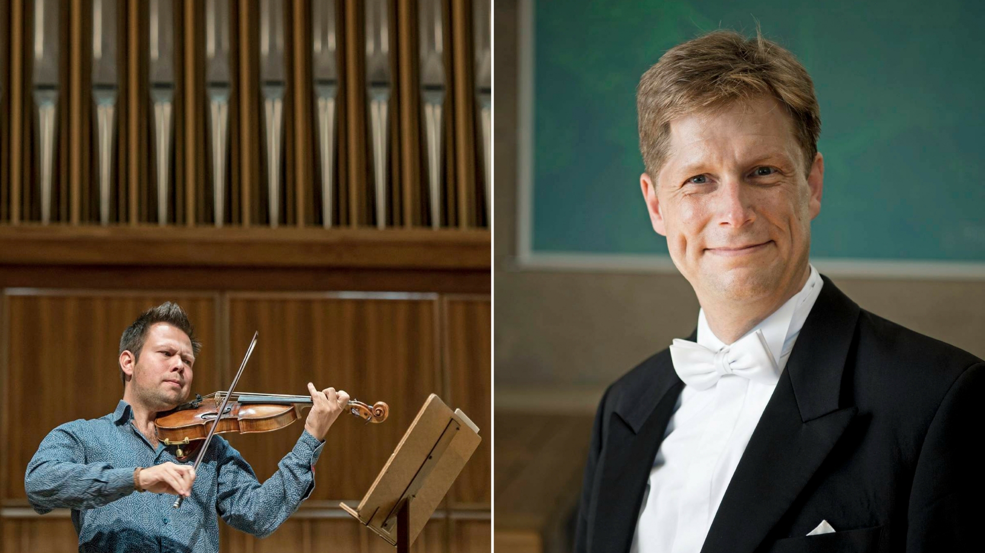 Le violoniste Félix Froschhammer et l'organiste Alexander Mayer interpréteront un répertoire allant du baroque à la musique contemporaine.