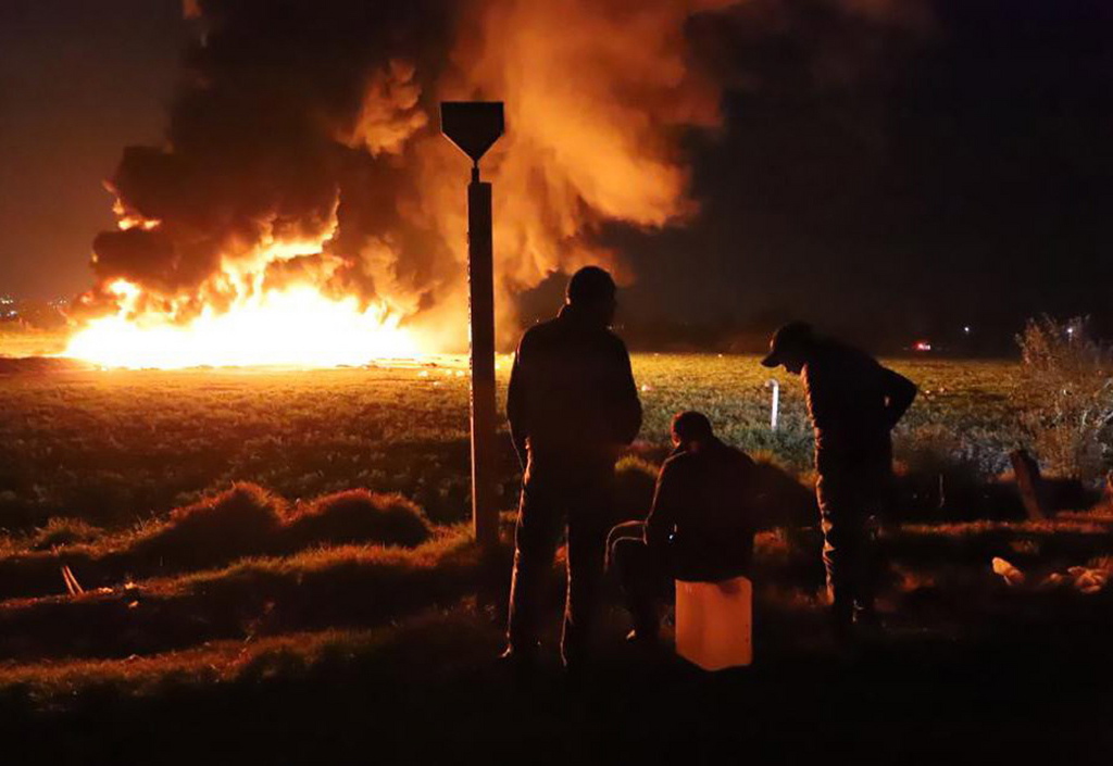 L'incendie s'est produit vendredi dans la localité de Tlahuelilpan, à environ 100 km au nord de Mexico.