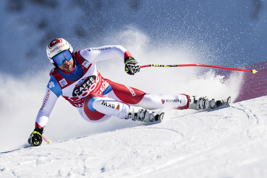 Beat Feuz rêvait d'un troisième trophée sur le Lauberhorn. Kriechmayr en a décidé autrement.