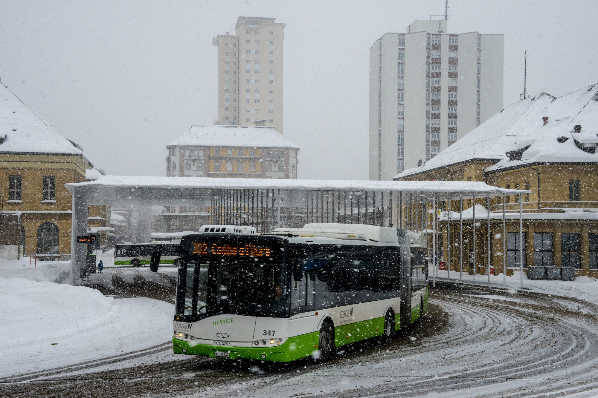 La circulation des bus était perturbée ce mercredi matin, au Locle et à La Chaux-de-Fonds.