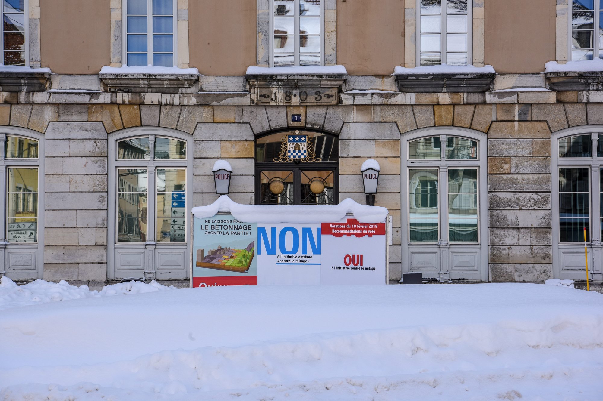 A La Chaux-de-Fonds, tout comme en ville de Neuchâtel, les électeurs ont accepté l'initiative contre le mitage.