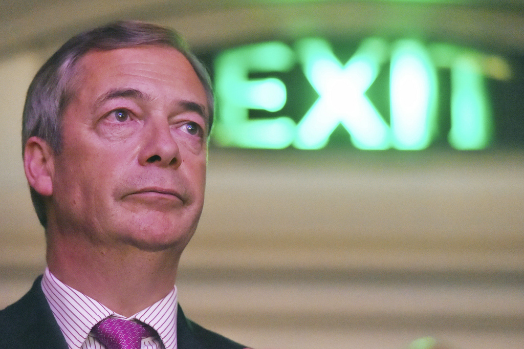 L'eurodéputé Nigel Farage a annoncé soutenir le "Parti du Brexit", fondé le 5 février au Royaume-Uni. (Archives)