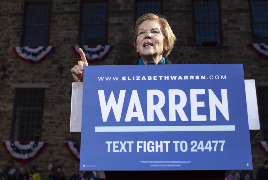 La sénatrice démocrate Elizabeth Warren a officialisé sa candidature à la présidentielle américaine de 2020. 