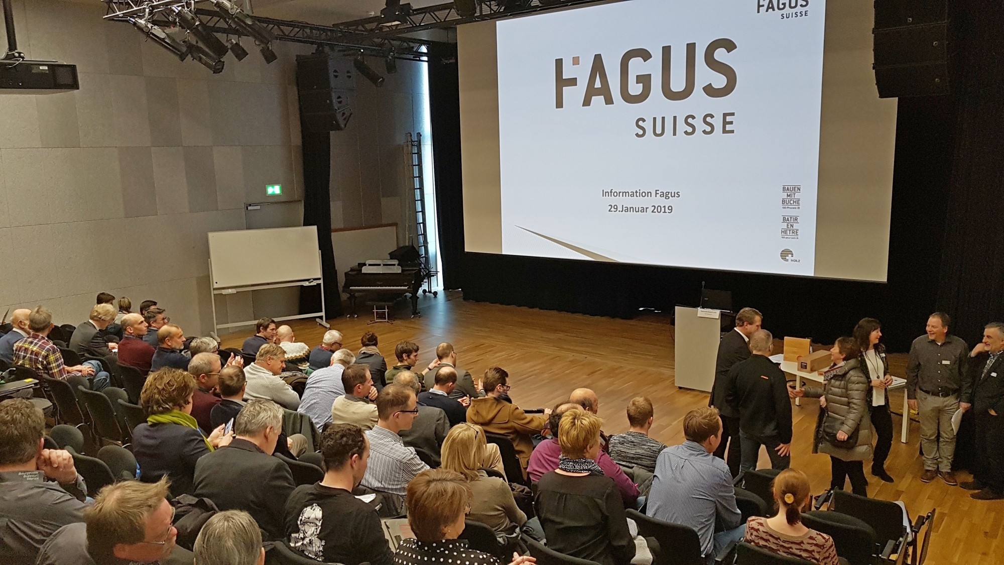 Récemment à Strate J, à Delémont, la start-up Fagus Suisse SA présentait ses projets breulotiers à des actionnaires et des journalistes.