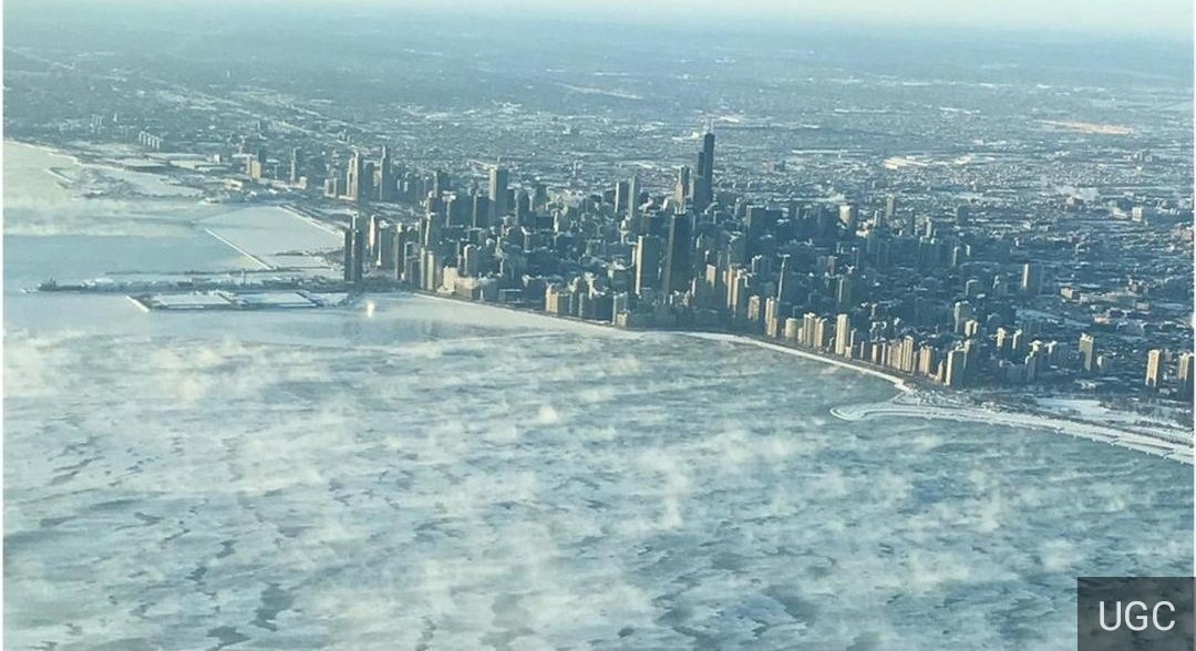 Cette vague de froid a provoqué l'annulation de plus de 1000 vols au départ ou à destination de Chicago. 