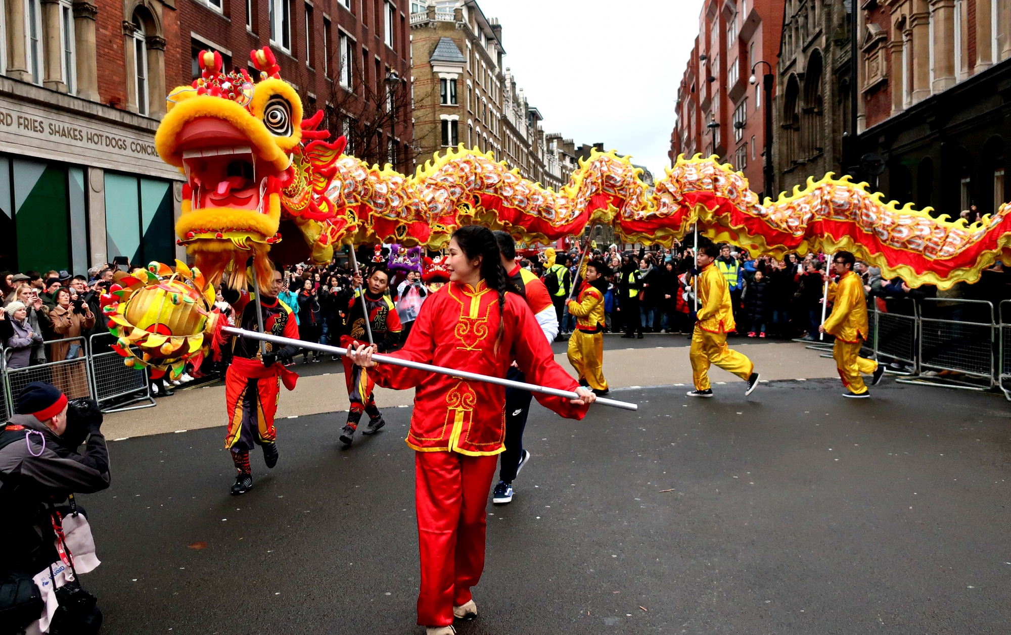 Habituellement, la parade du Nouvel An chinois se répète chaque année, en février. En 2021, l'édition a du être annulée (image d'illustration).