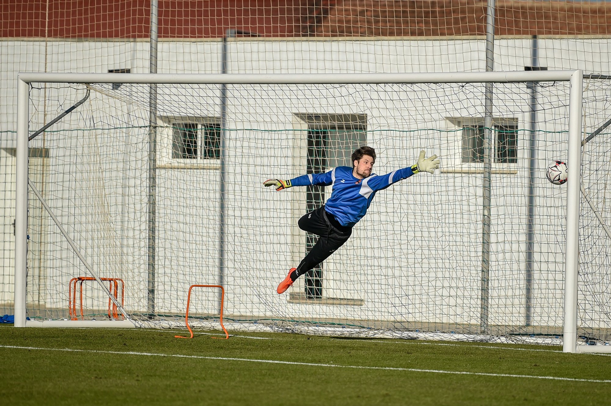 Laurent Walthert, ici en camp d'entraînement en Espagne en janvier dernier, détient le triste record des buts encaissés: 50 buts en 23 matches.