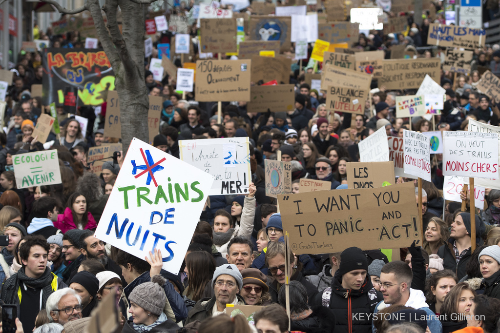 Plus de 10'000 personnes s'étaient mobilisées en février à Lausanne.