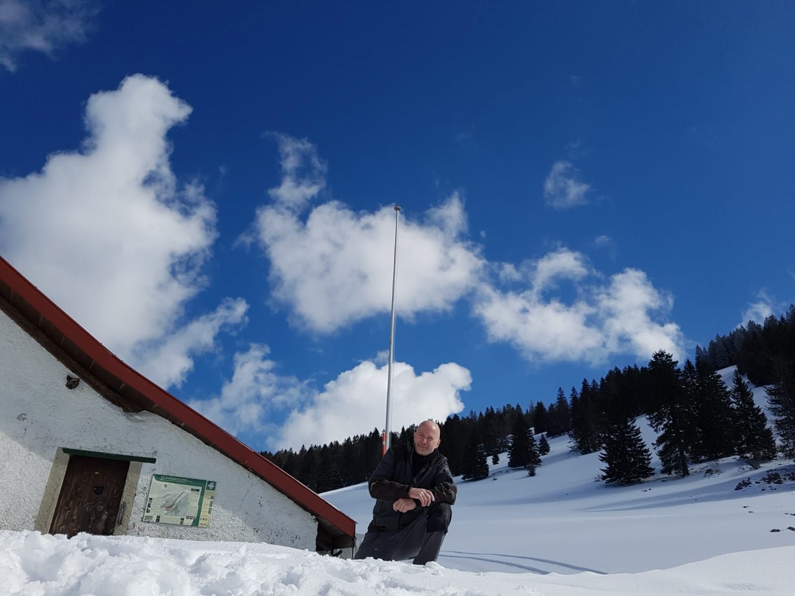 Le nouveau tenancier Bruno Cortat se réjouit d'accueillir les randonneurs au Fornel du haut, situé à 1226 mètres d'altitude.