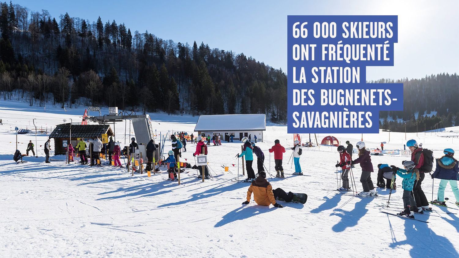 Même si la neige a manqué pendant les fêtes de Noël, les stations de ski ont pu rattraper leur retard: Les Bugnenets-Savagnières ont ouvert du 11 janvier au 3 mars.
