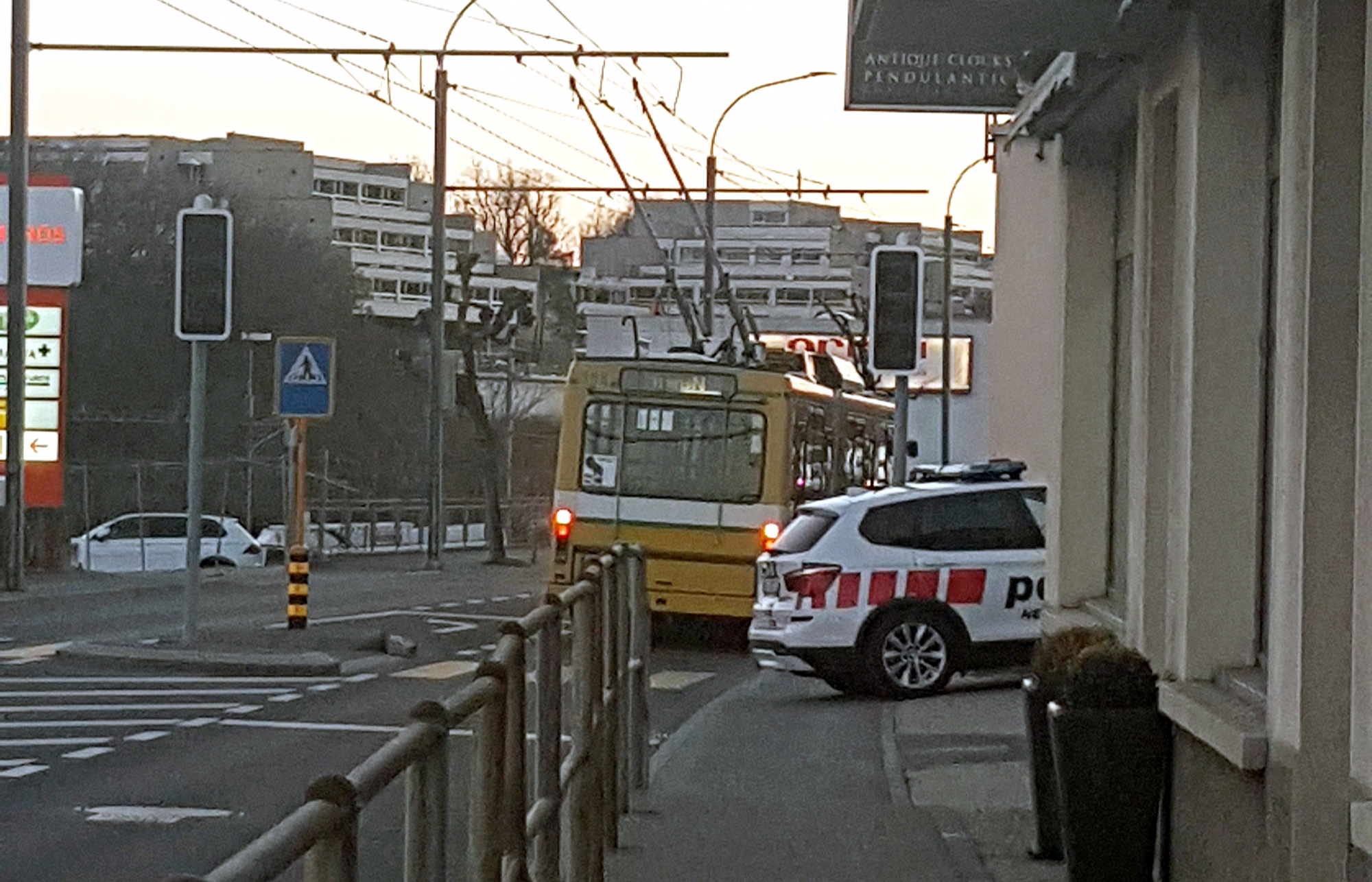 La police a dû intervenir, à l'avenue du Vignoble, après l'agression d'un chauffeur de TransN.